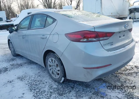 2018 Hyundai Elantra Se from USA, damaged, VIN KMHD74LFXJU510480